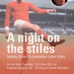 Nobby Stiles at Pizzeria Venezia Rushden